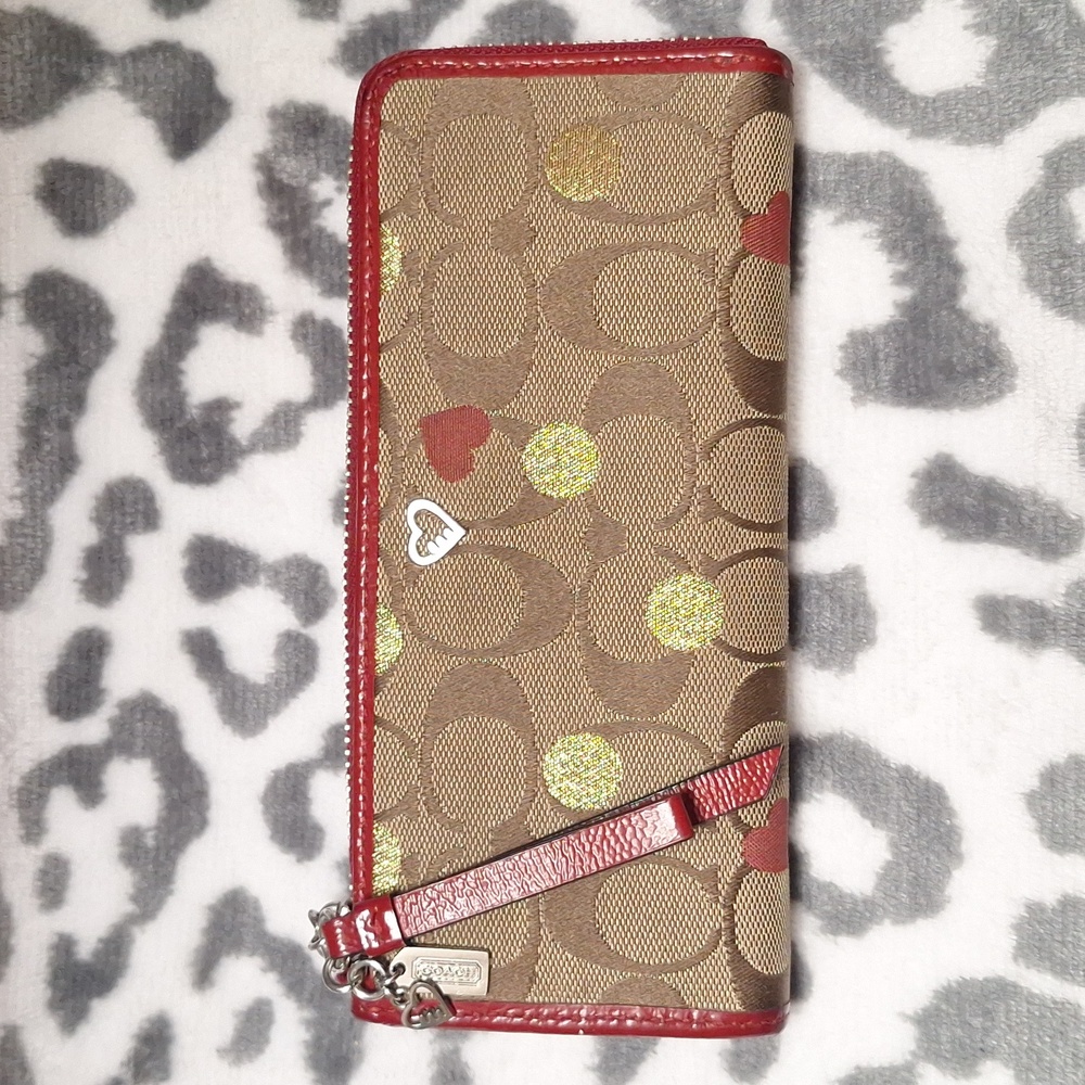 Coach Poppy Secret Admirer Full Sized Wallet